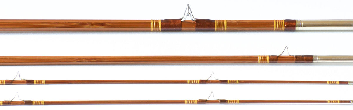 Phillipson Peerless Dry Fly Special Bamboo Rod 8'6" 3/2 6wt (2 rods in one!) - ferrules and tips detail