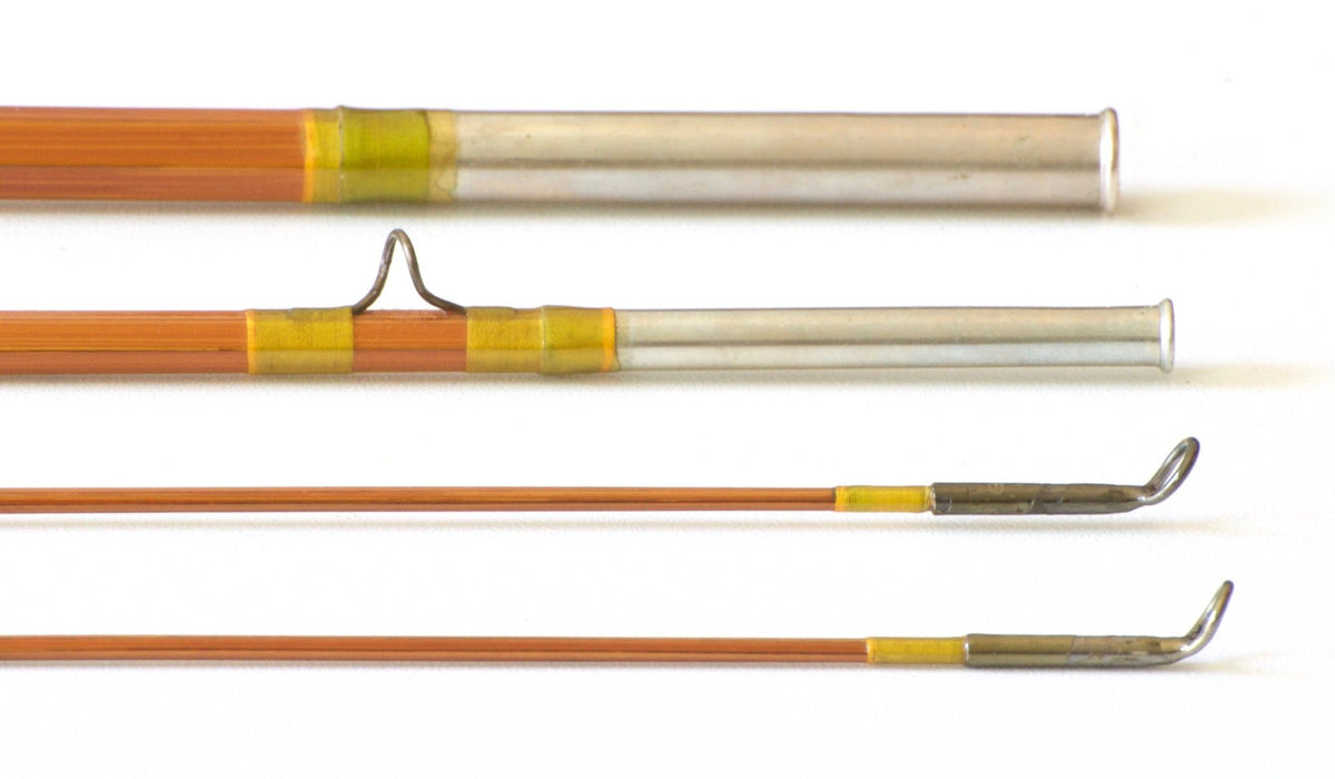 Phillipson Pacemaker Bamboo Rod 8'6 3/2 6wt - rod sections with wraps