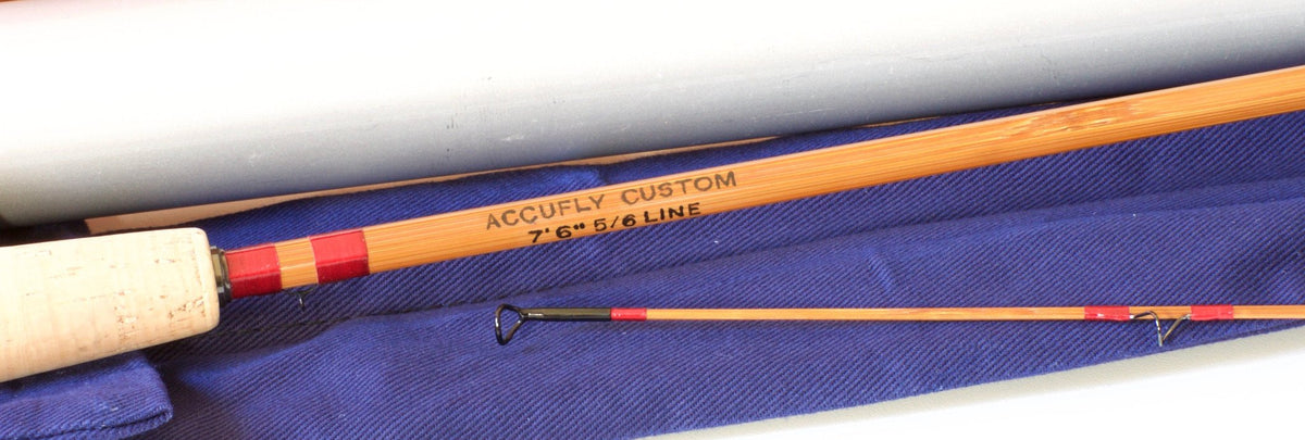 Accufly Custom 7'6" 5/6 weight Bamboo Fly Rod