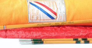 Pezon et Michel Super Parabolic PPP, "Featherweight" Type Glenn Clark Bamboo Rod 6'3 4-5wt 