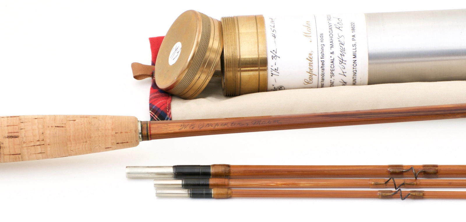 Walt Carpenter Stream Grade 7'6 3/2 5wt Bamboo Rod 