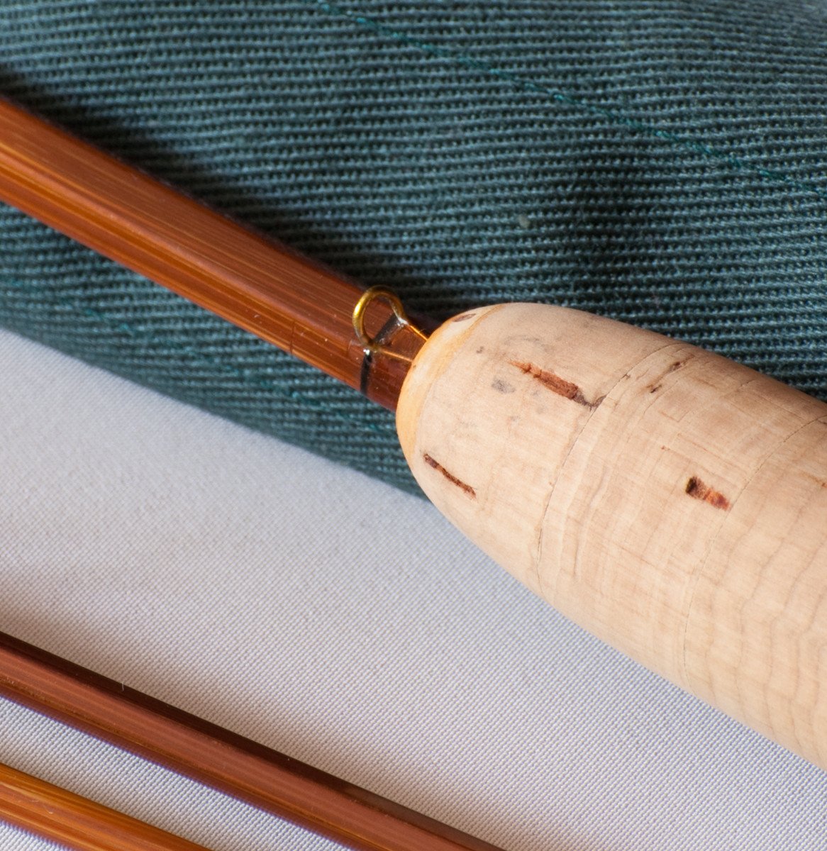 Bob Summers Midge Deluxe Bamboo Rod 6'4" 2/2 #4 - overall view