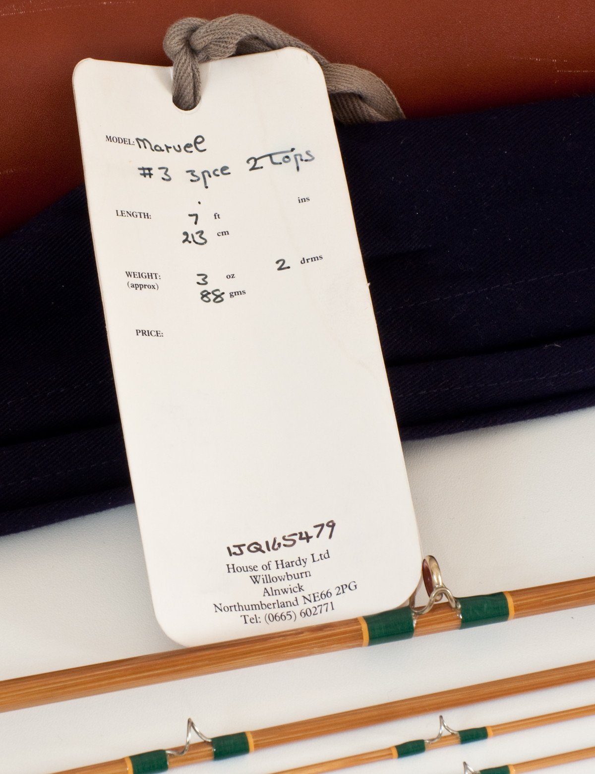 Hardy Marvel 7' 3wt Bamboo Rod - NEW