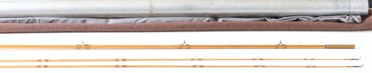 R.L. Winston Bamboo Rod SF-era 8'6" 2/2 #6 - maker signature and rod markings