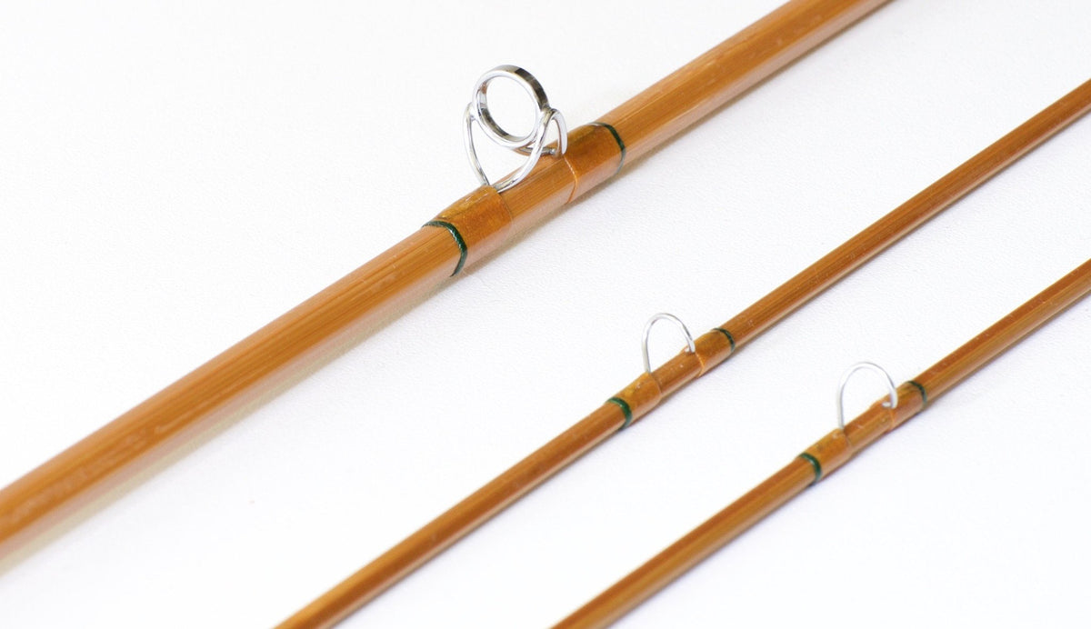 Simroe, Ted -- 8' 4wt Bamboo Rod (new!) - rod sections with guides and wraps
