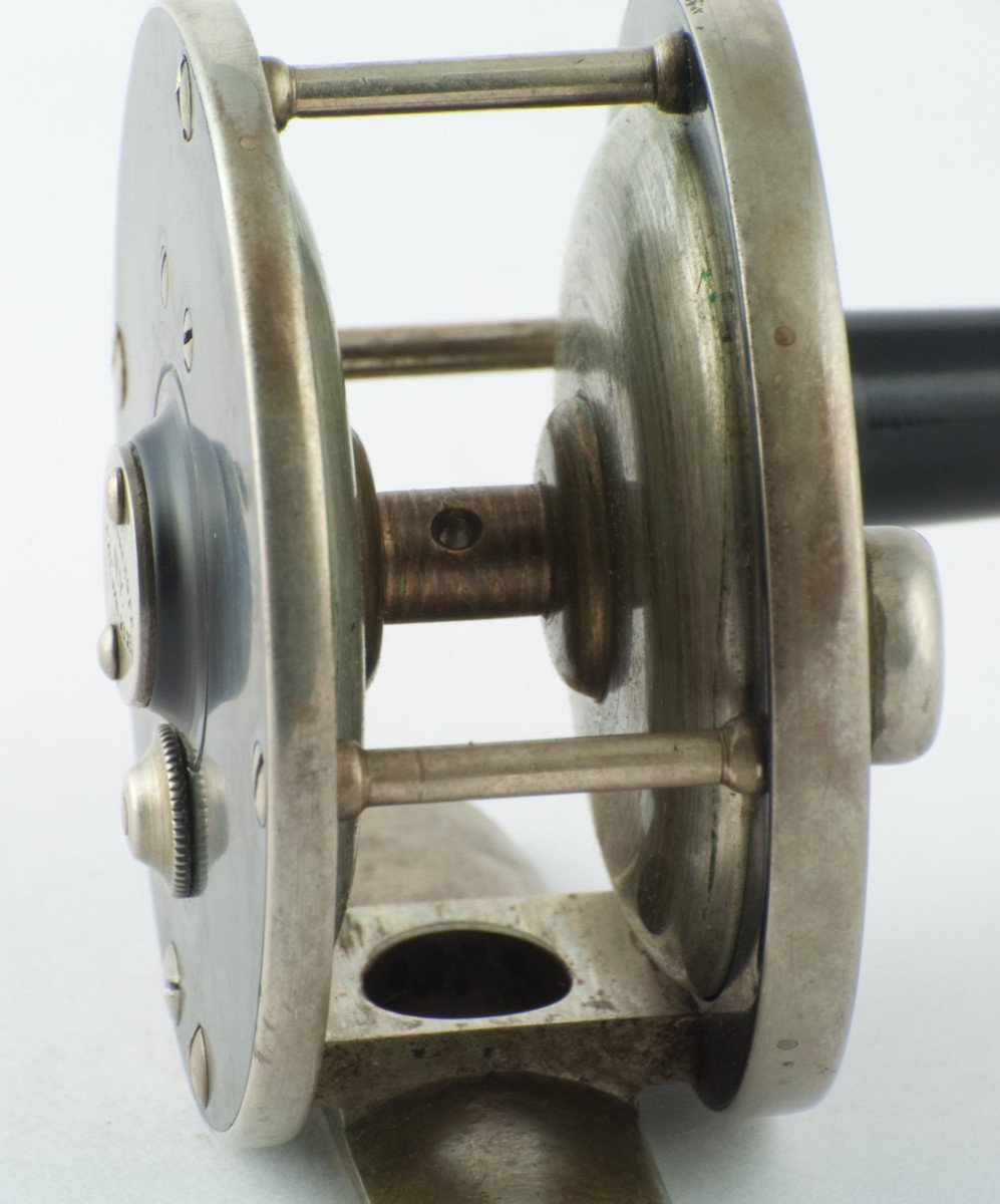 edward vom hofe 1883 fly reel 3 1 2 Edward Vom Hofe Model 355 Peerless Fly Reel - rare size 3 1/2!