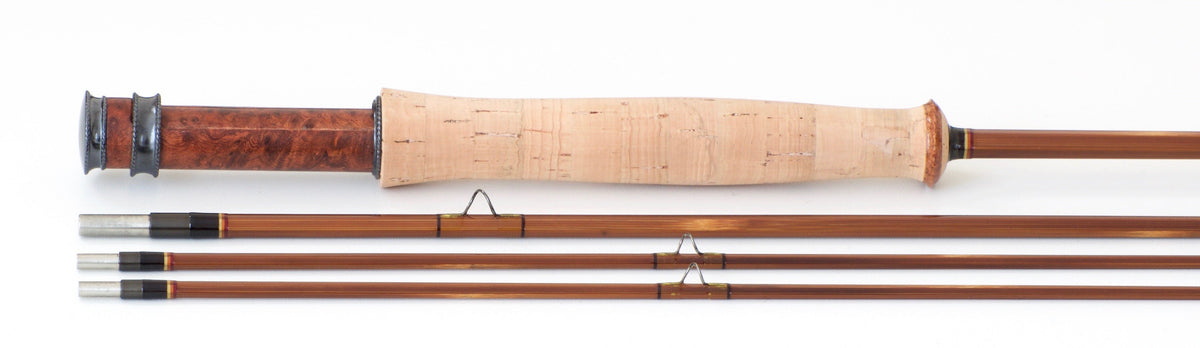 Scott Rod Co. - 7'2 3wt SC Bamboo Rod - maker signature and rod markings