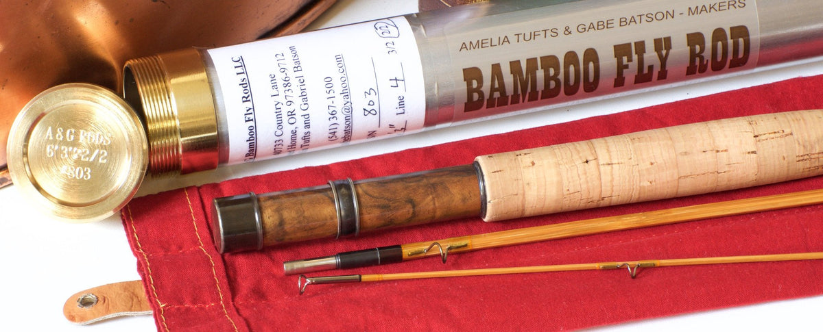 Tufts and Batson Bamboo Rod - 6'3 2/2 4wt