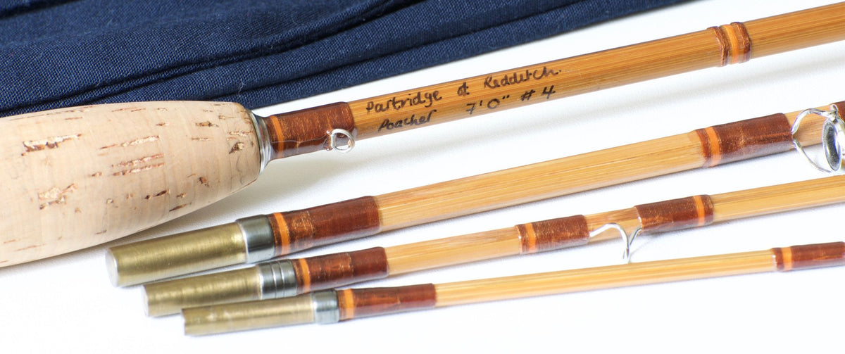Partridge of Redditch "Poacher" 7' 4wt Bamboo Rod