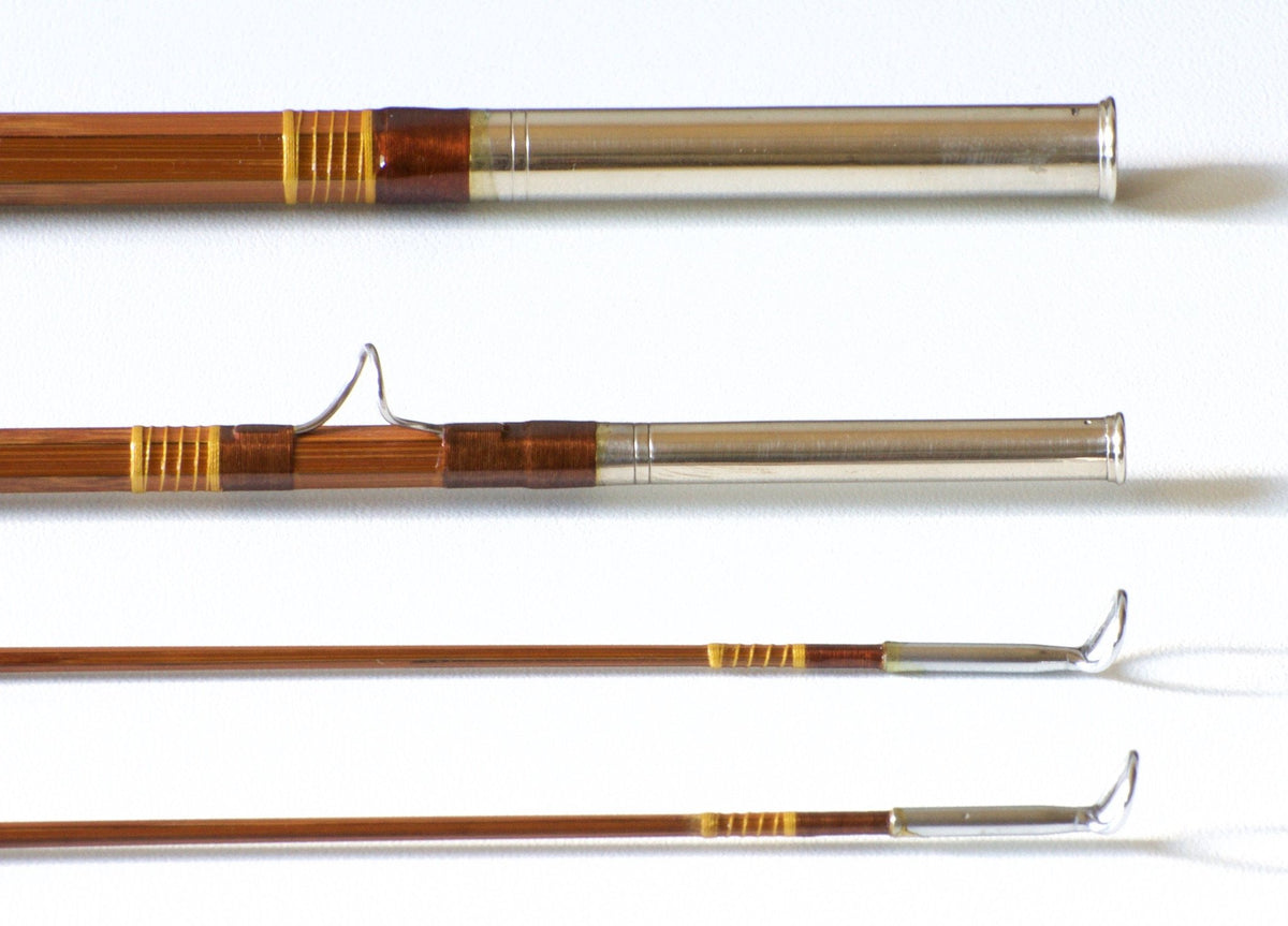 Phillipson Peerless Dry Fly Special Bamboo Rod 8'6" 3/2 6wt (2 rods in one!) - full rod assembled view