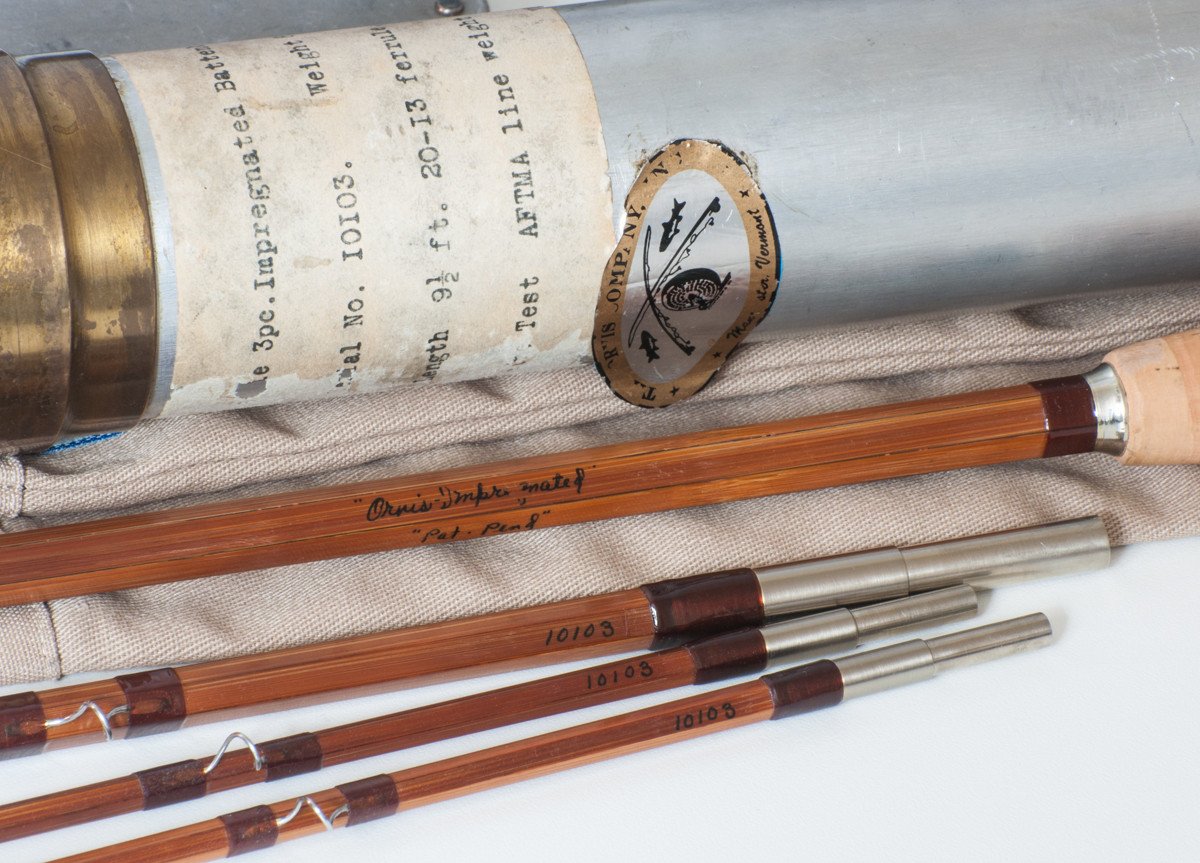 Orvis Salmon 9'6" Bamboo Rod - early and collectible 