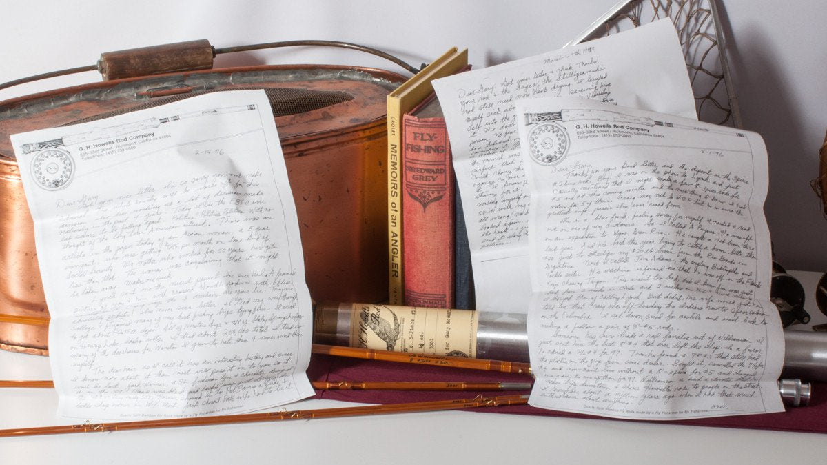 Howells, Gary -- 8' 5wt Bamboo Rod -- Rare Three Piece Model! 