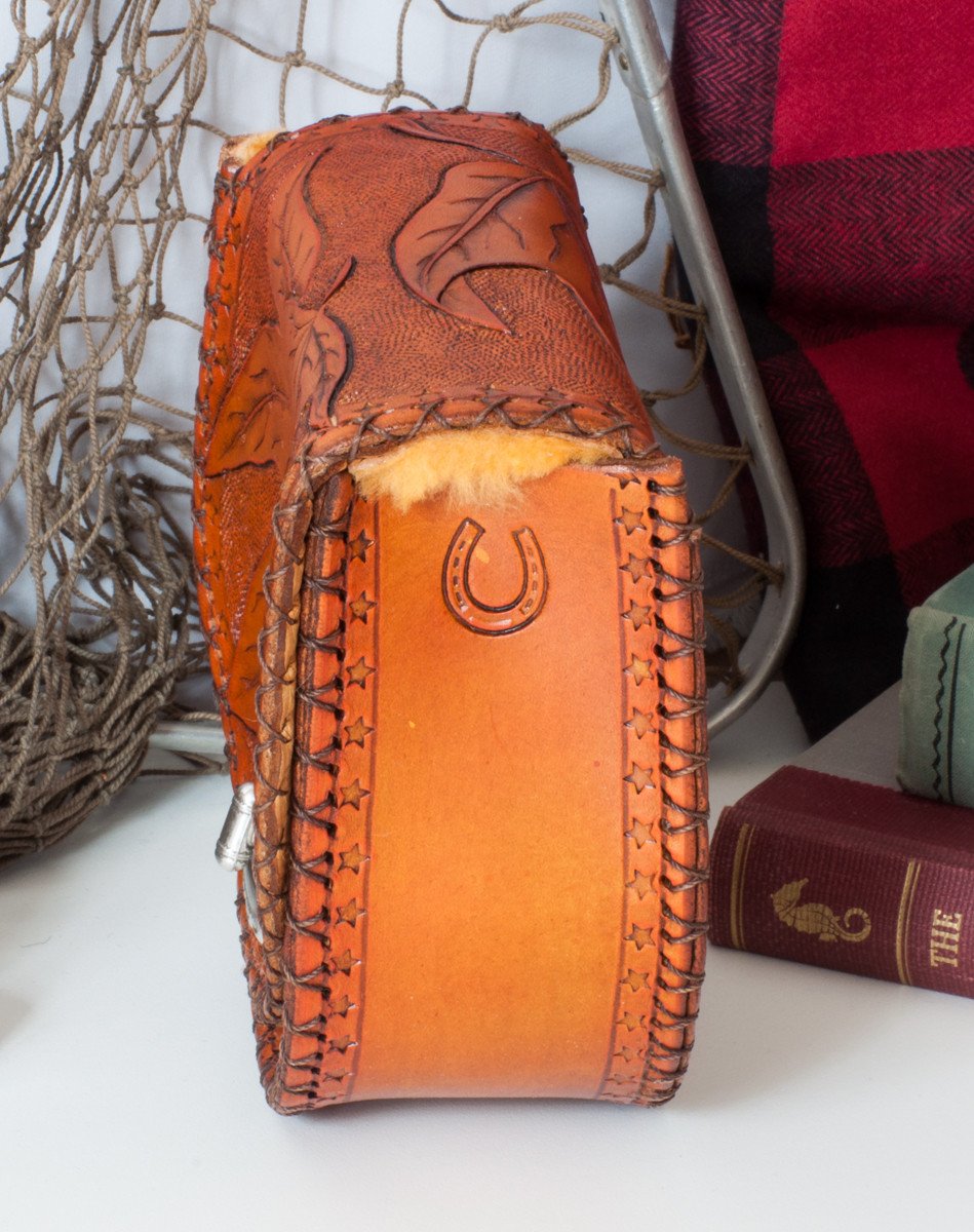 Annie Margarita Leather Reel Case - "Sycamore Ranch"