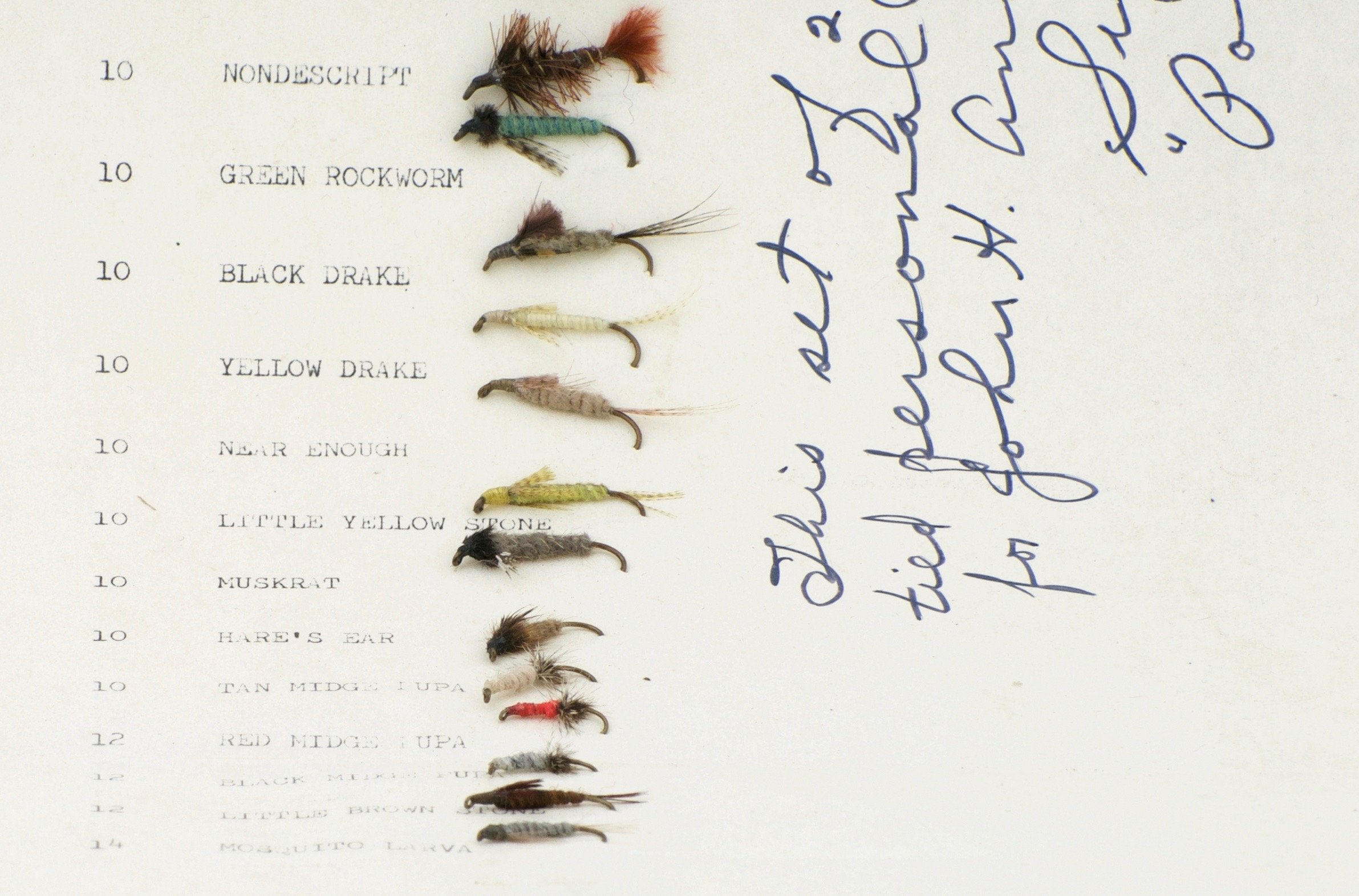 Fly Fishing Flies Identification