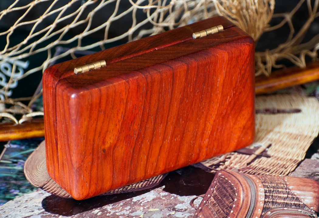 Jay Spencer Fly Box - African Padauk (3x5) 