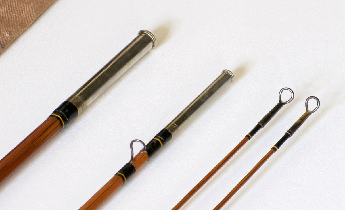 Phillipson Premium Bamboo Rod 8'6 3/2 5-6wt - rod sections with guides and wraps
