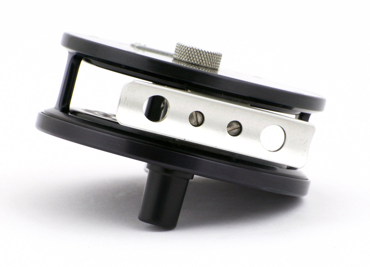 Bogdan Trout Fly Reel - All Black with Palming Rim Spool