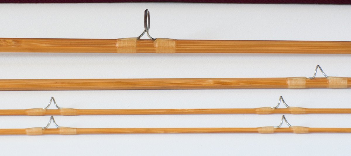 Hardy Marvel 7' 4wt bamboo rod with leather tube