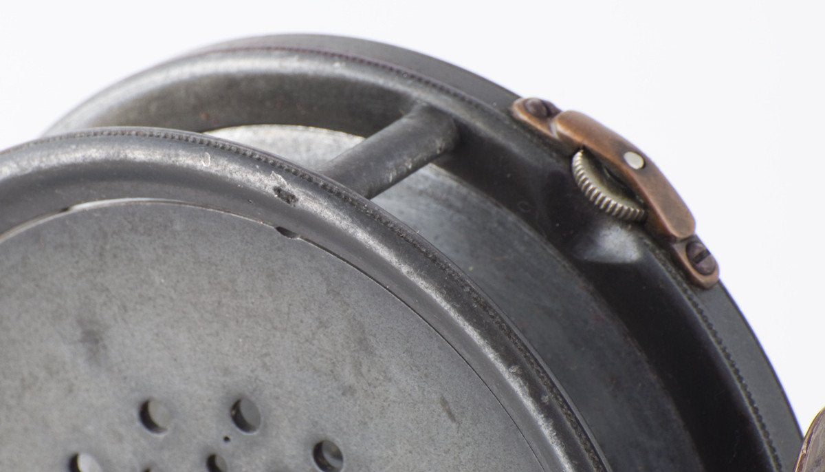 Hardy Perfect 3 7/8" 1906 Check with Hardy leather case 