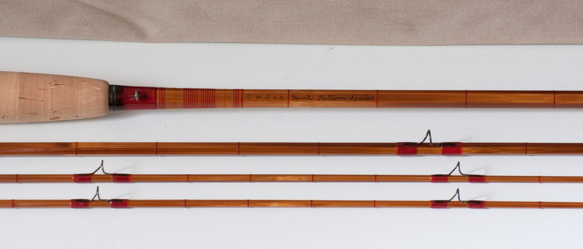 Marc Aroner 7' 3/2 5wt Hunt Pattern Special Bamboo Rod