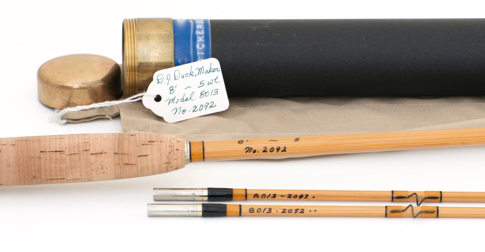 Douglas Duck Dickerson Model 8013 Bamboo Rod 
