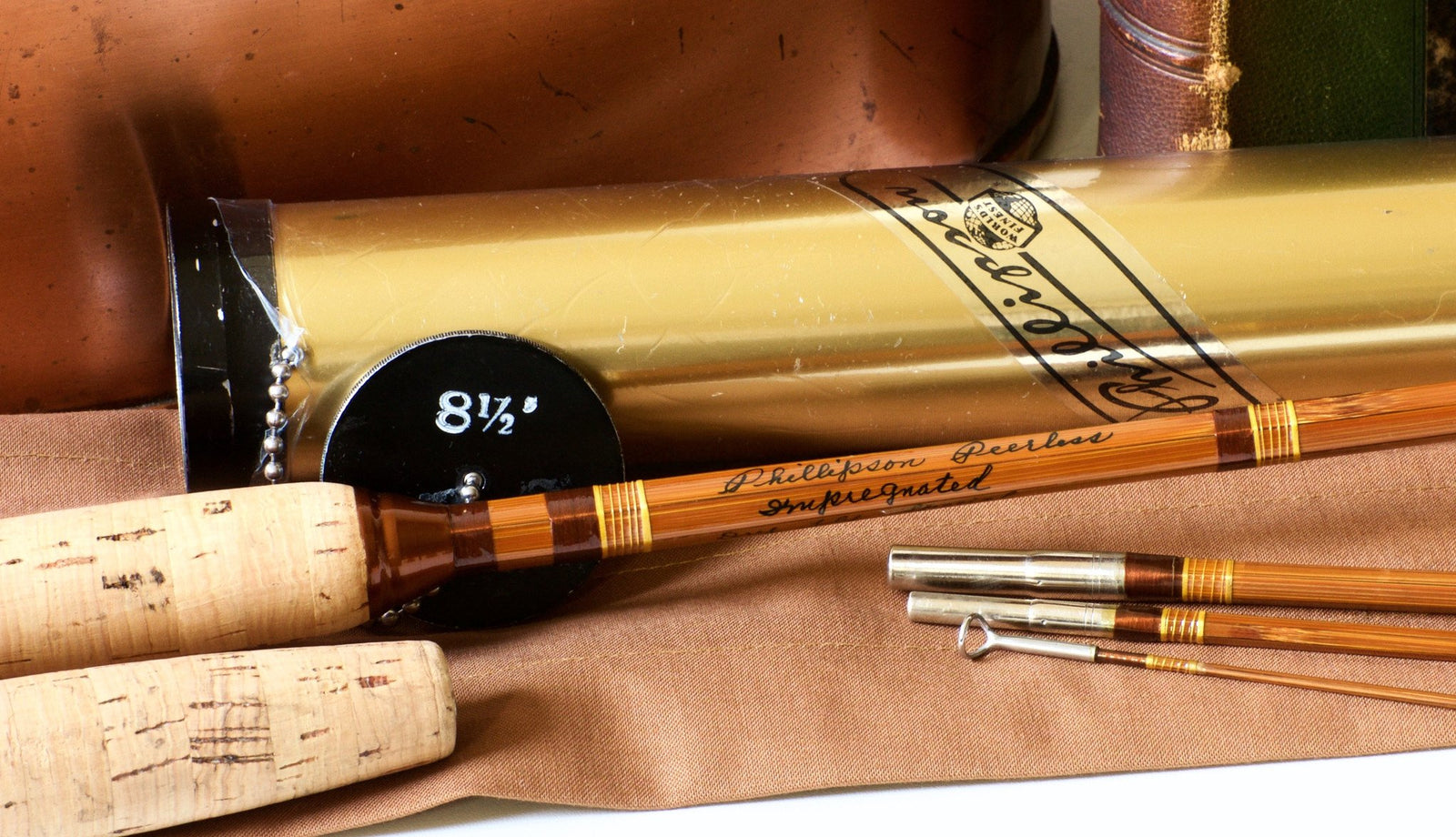 Phillipson Peerless Dry Fly Special Bamboo Rod 8'6" 3/2 6wt (2 rods in one!) 