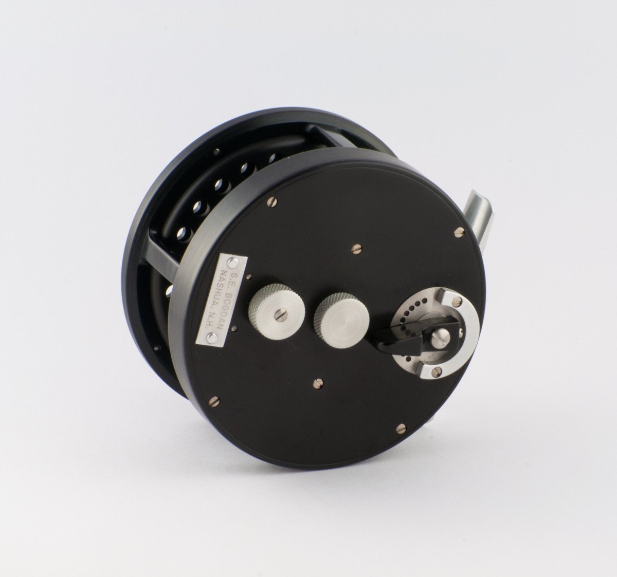 Bogdan Model 50 Salmon Fly Reel (All Black) - LHW