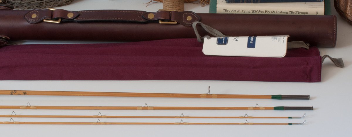 Hardy Marvel 7' 4wt bamboo rod with leather tube