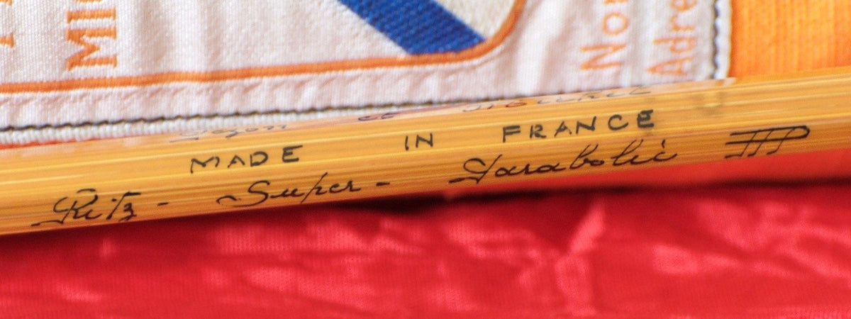 Pezon et Michel Super Parabolic PPP, "Featherweight" Type Glenn Clark Bamboo Rod 6'3 4-5wt