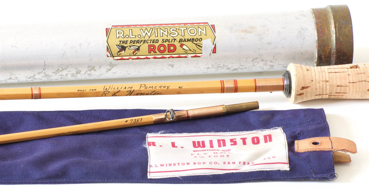 R.L. Winston Bamboo Rod SF-era 8'6" 2/1 #5/6 - ferrules and tip tops detail