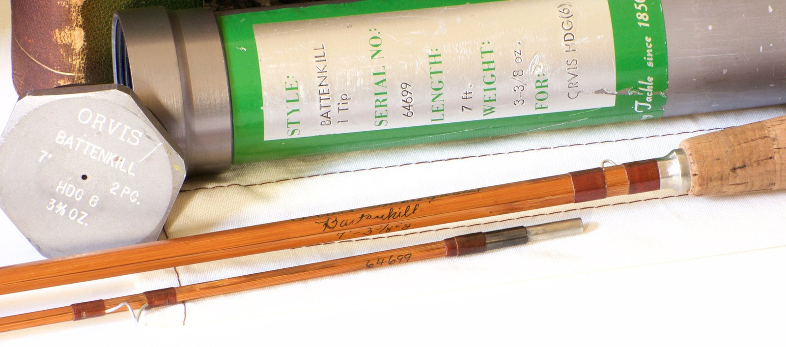 Orvis Battenkill 7' 3 3/8 oz. bamboo rod
