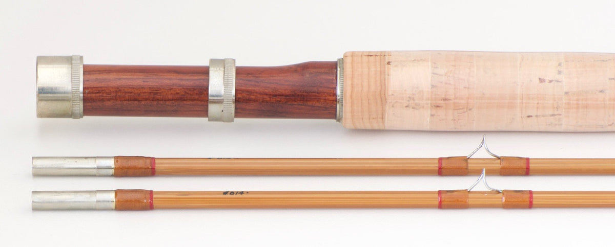 Simroe, Ted -- 7'6 5wt Bamboo Rod (New) - ferrules and tip tops detail