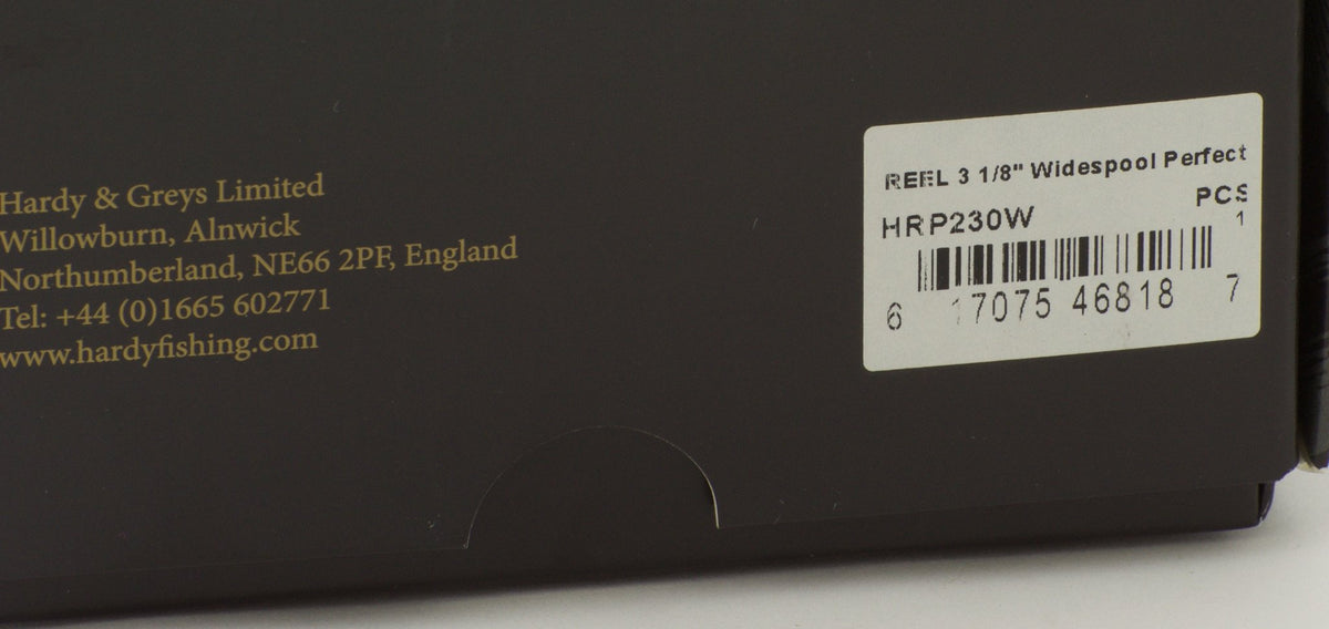 Hardy Perfect Widespool 3 1/8" Fly Reel 