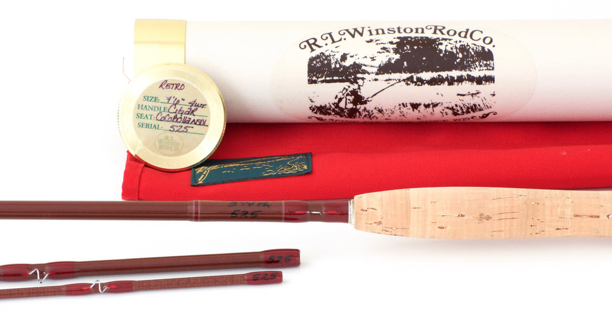 Winston, R.L. -- Retro Fiberglass 7'6 4wt Fly Rod 