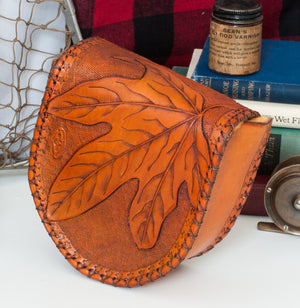 Annie Margarita Leather Reel Case - "Sycamore Ranch" 