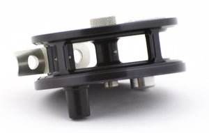 Bogdan Trout Fly Reel - All Black with Palming Rim Spool