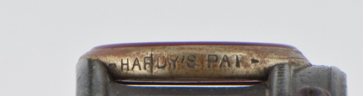 Hardy Perfect 3 1/8" 1912 check w/ red agate 