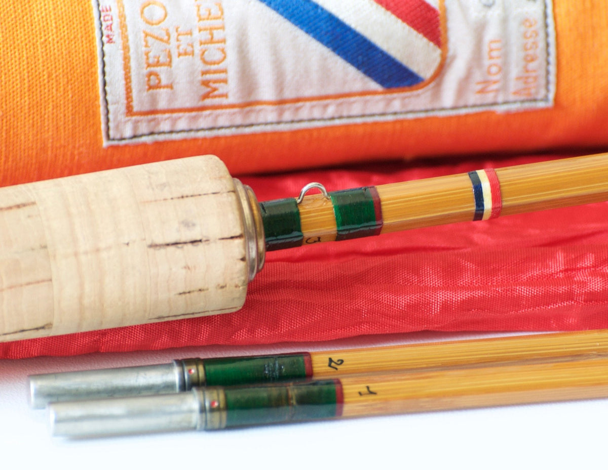 Pezon et Michel Super Parabolic PPP, "Featherweight" Type Glenn Clark Bamboo Rod 6'3 4-5wt 