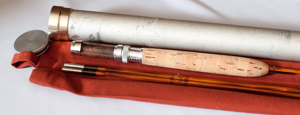 Bob Summers Model 856 Bamboo Rod 8' 2/2 #5/6 - handle grip and reel seat detail