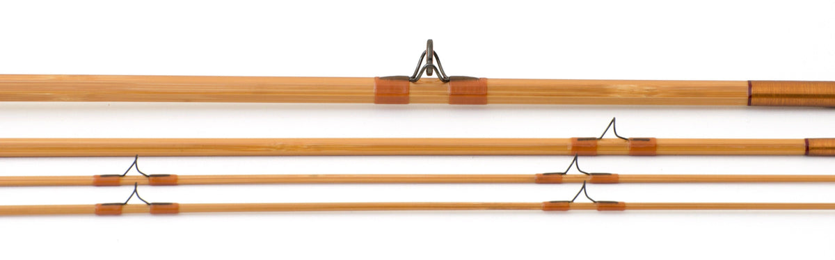 R.L. Winston Trout Unlimited Bamboo Rod 8' 3/2 #4 - guides and thread wrapping