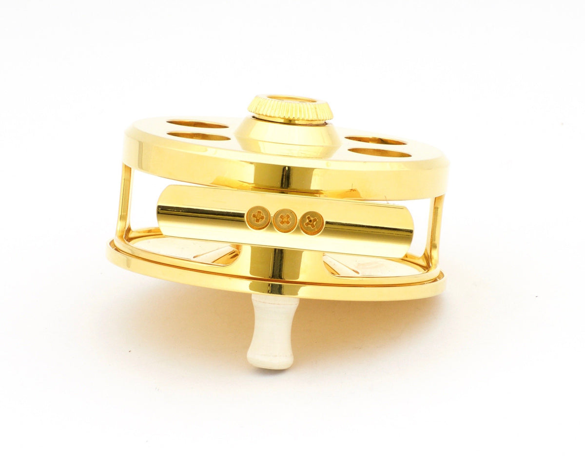 Stenzel Regent #2 Gold Plated Fly Reel w/ Spare Spool