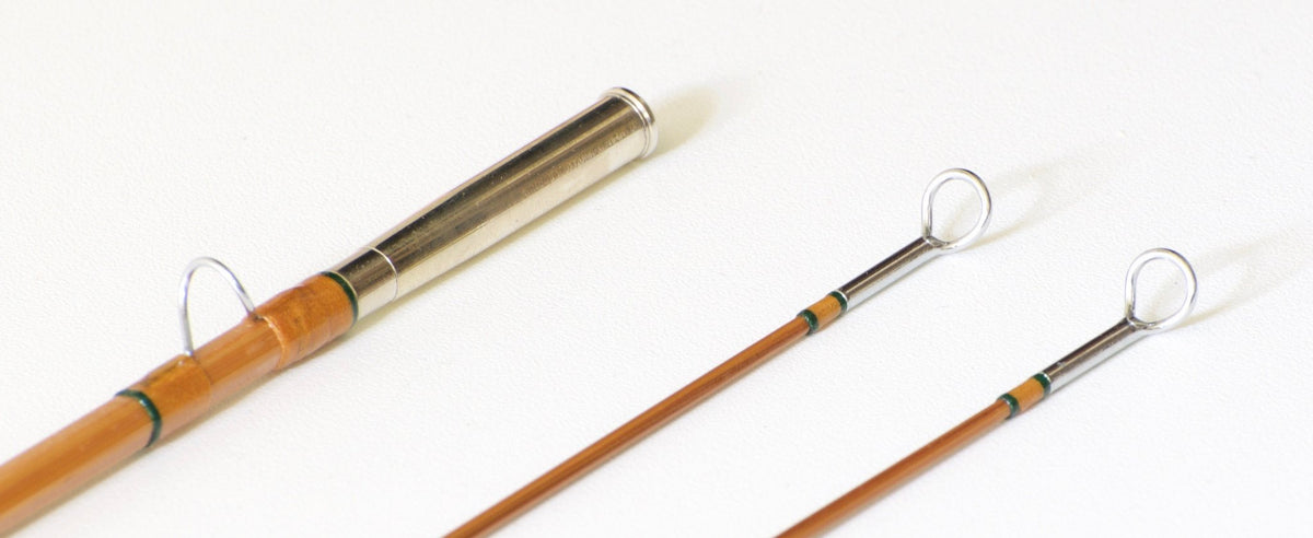 Simroe, Ted -- 8' 4wt Bamboo Rod (new!) - rod sections with guides and wraps
