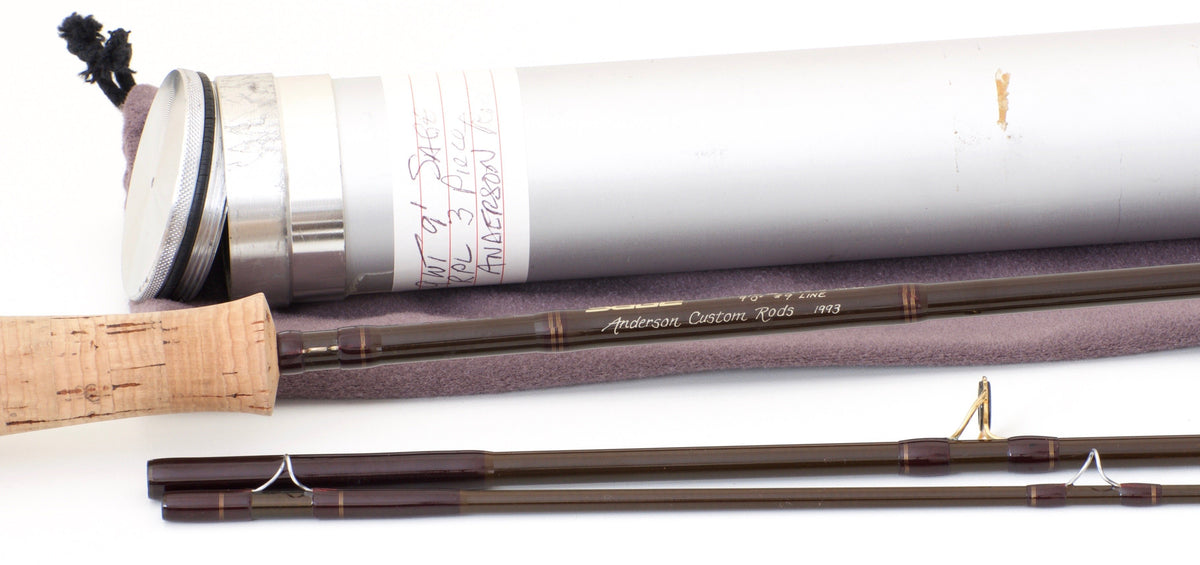 bucket list fly fishing rod anderson Anderson Custom Rods/Sage RPLX 9' 9wt Graphite Rod