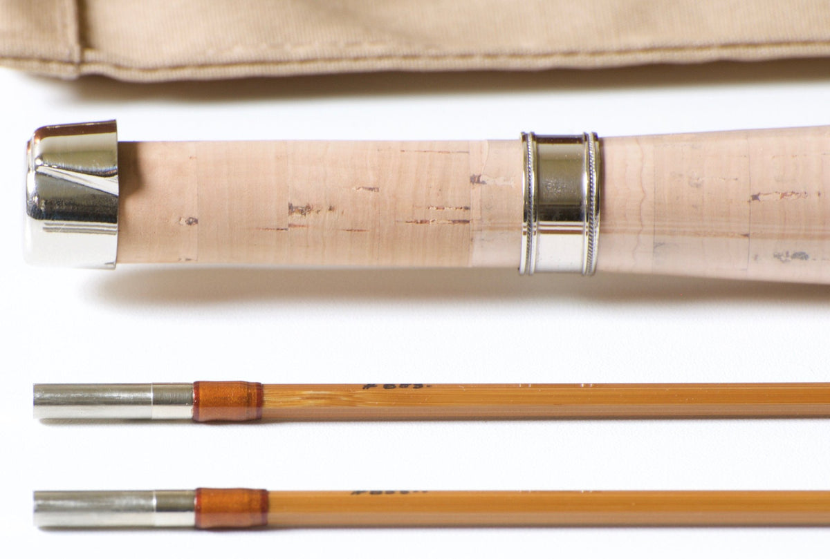 Simroe, Ted -- 7' 4wt Bamboo Rod (New) - ferrules and tip tops detail