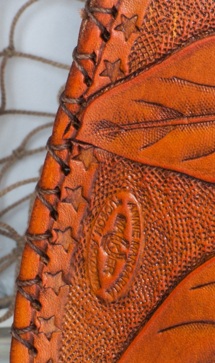 Annie Margarita Leather Reel Case - "Sycamore Ranch"