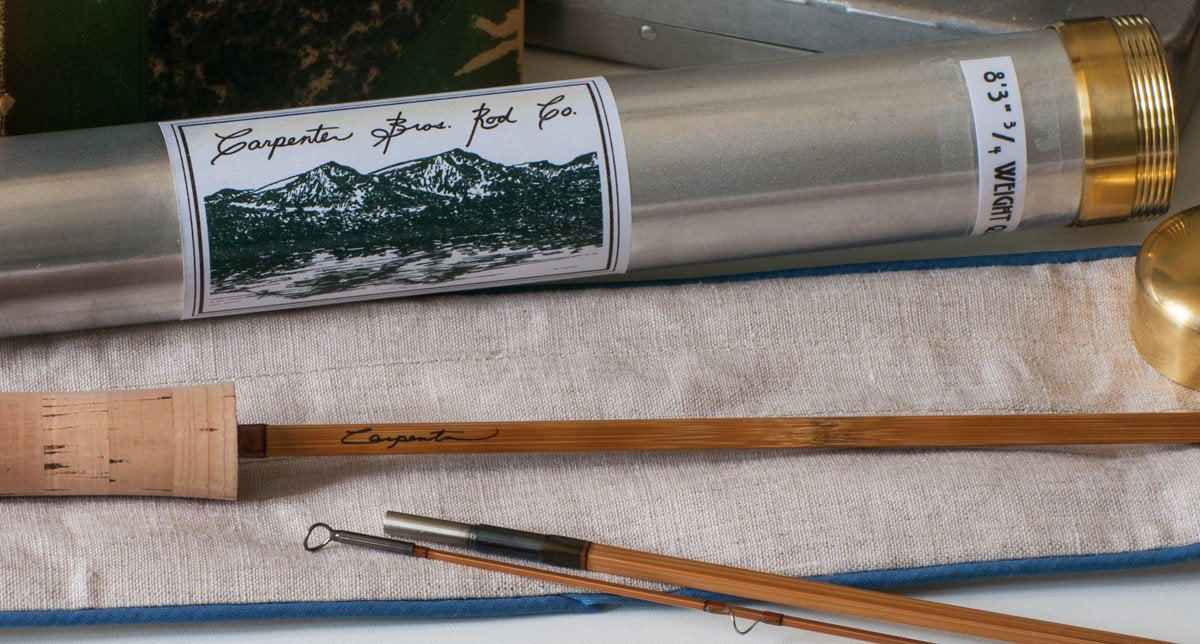 Carpenter Bros. Bamboo Rod - 8'3" 3/4wt Hollowbuilt Quad 
