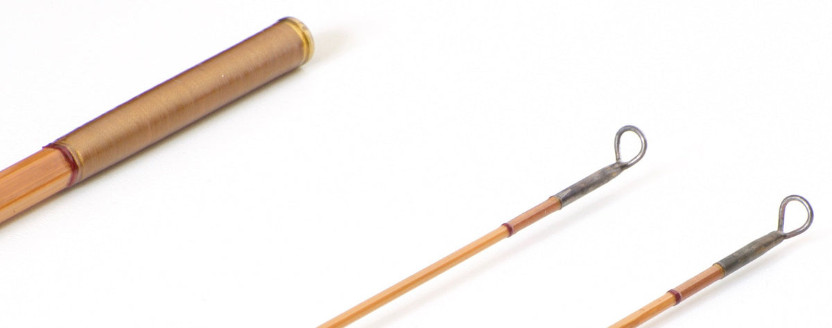 R.L. Winston Bamboo Rod SF-era 8'6" 2/2 #6 - ferrules and tips detail
