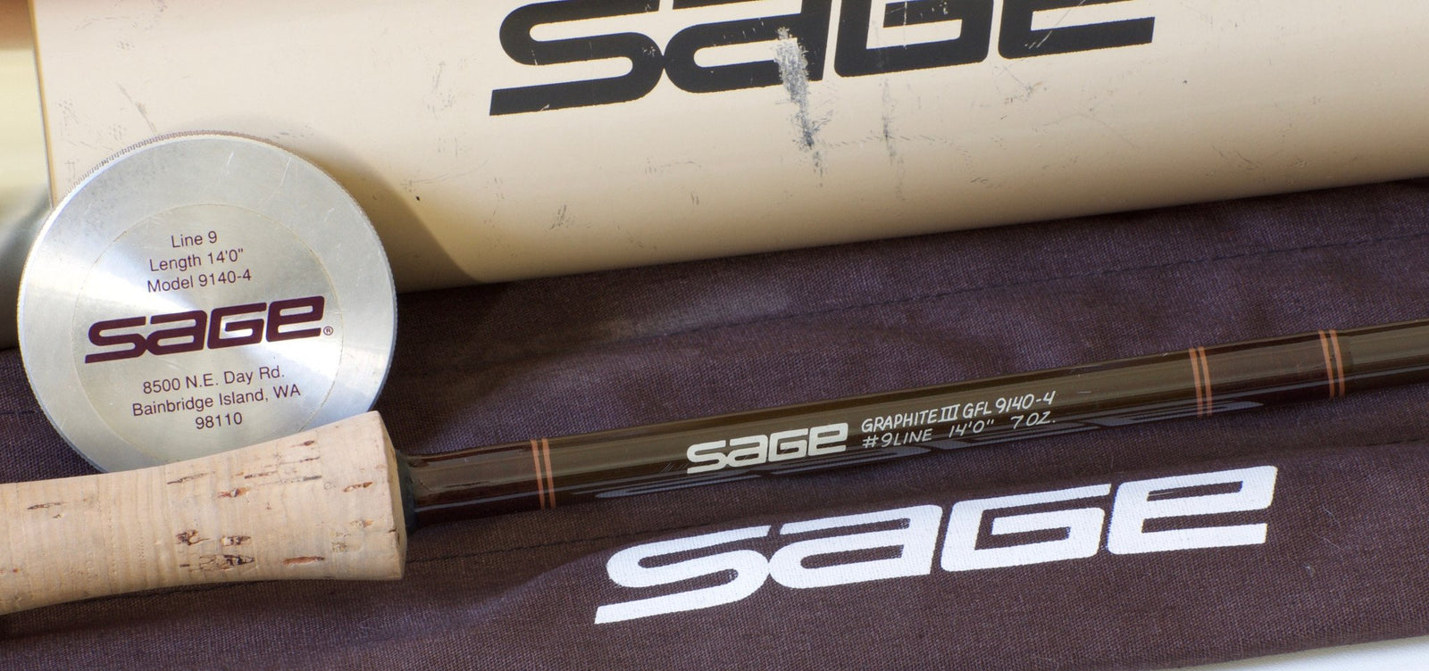 Sage GFL 9140-4 Graphite III 14' - 9 weight Fly Rod 