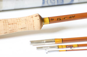 Phillipson Powr Pakt Bamboo Rod 8'6 3/2 5wt - ferrules and tips detail