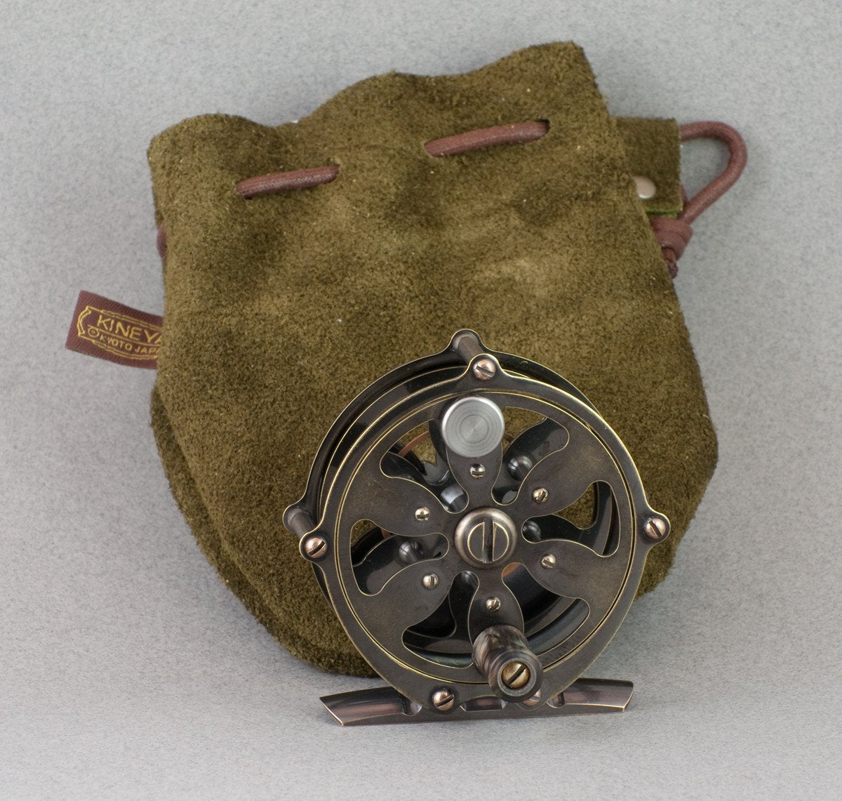 Kineya Sliced Cavous Fly Reel - Stonewash